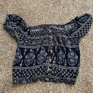 American eagle off the shoulder top